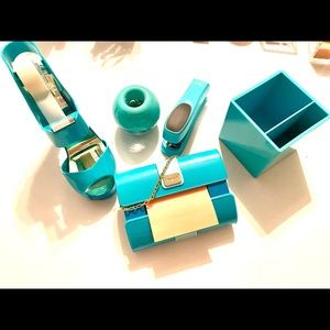 Tiffany Blue Office Set